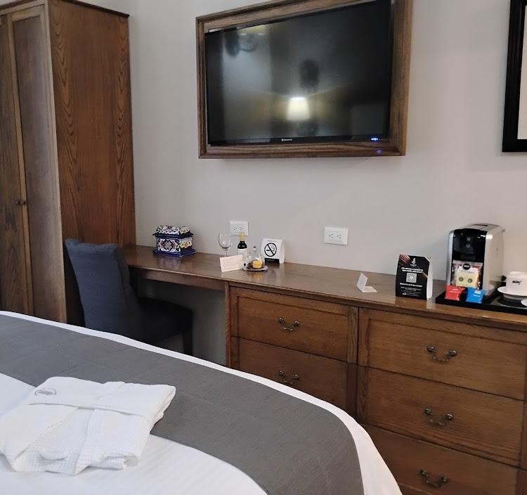 Bedroom with king bed