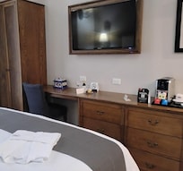 Bedroom with king bed