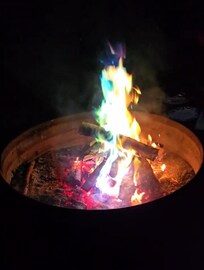 Everything provided to enjoy a nice fire under the stars!