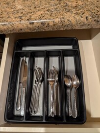 There was flatware we weren't aware of