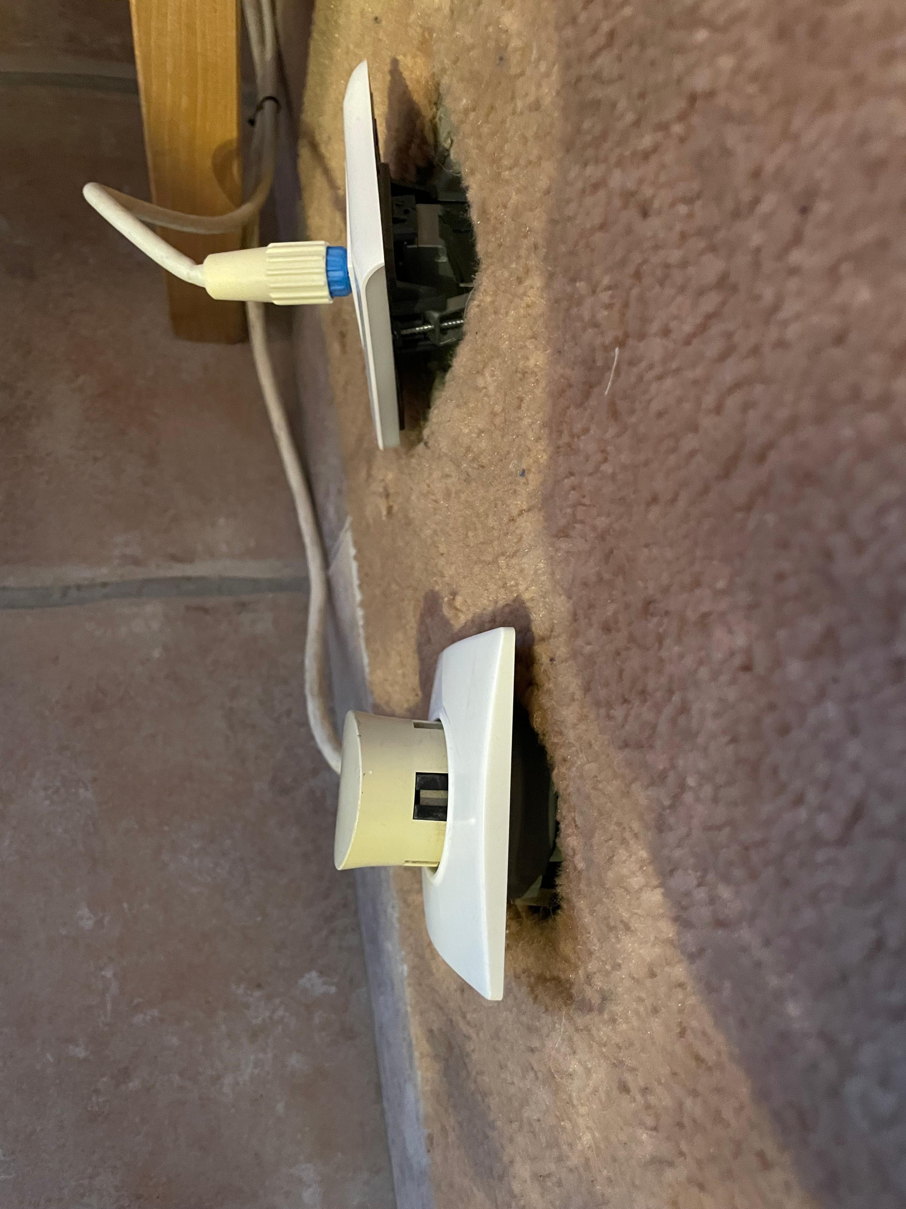 Electrics in the lounge. Unsafe and deadly