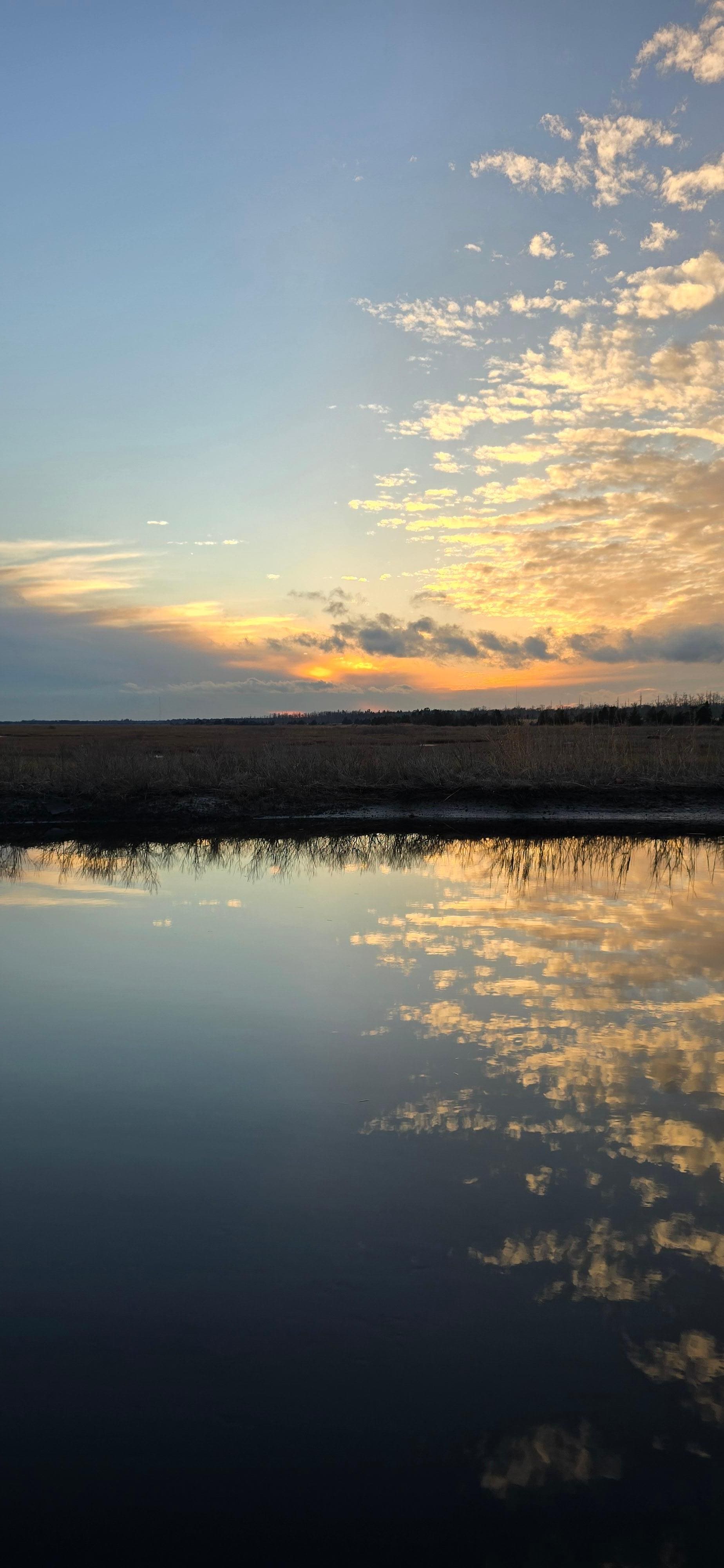 Taken right from the dock in the backyard.