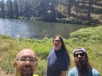 Boys at the pond