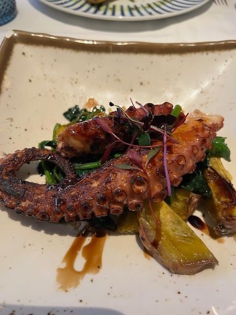 Hotel Santa Justa's 
Octopus with Sweet Potatoes