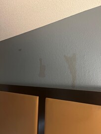 Stains on the walls