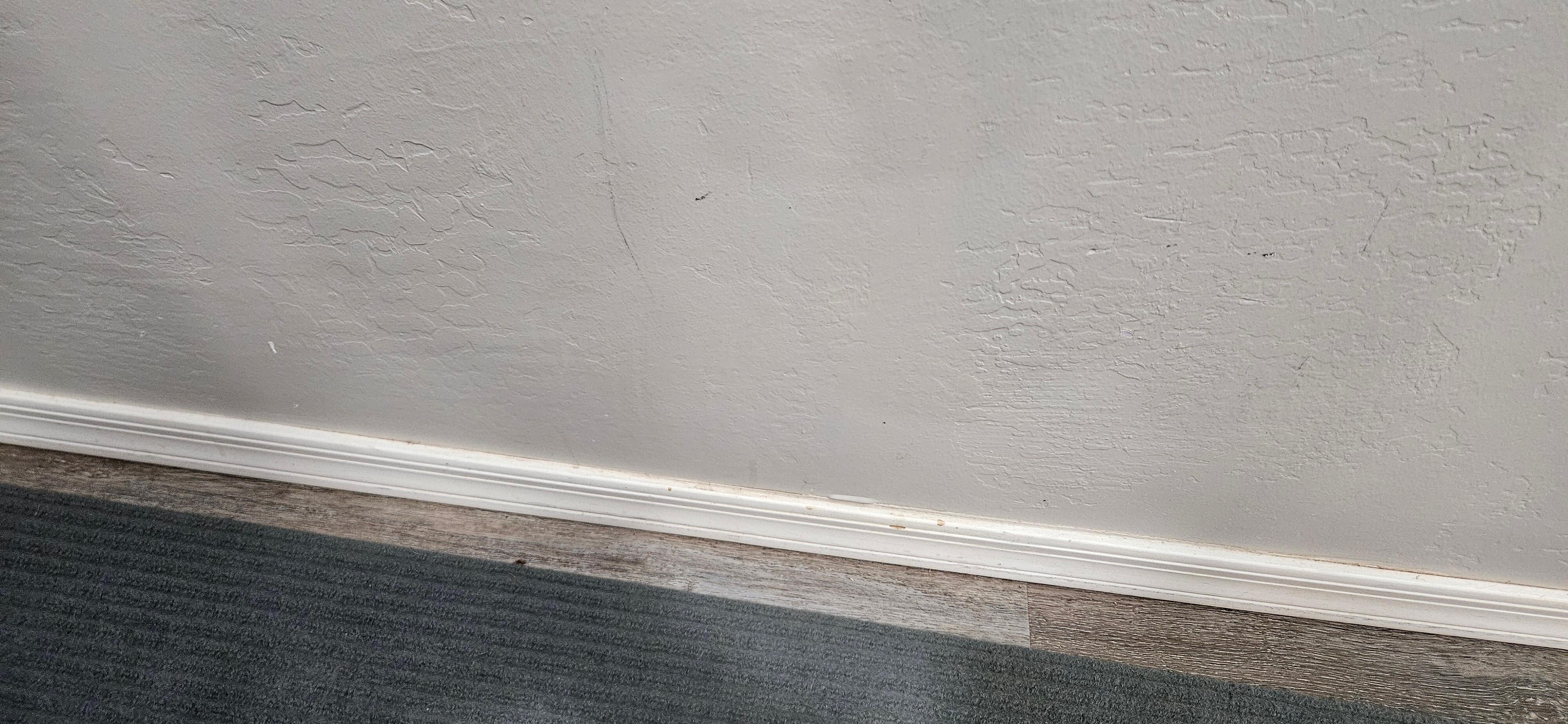 Food splatter on multiple walls