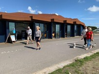 Great cafe on the beach at littlehampton