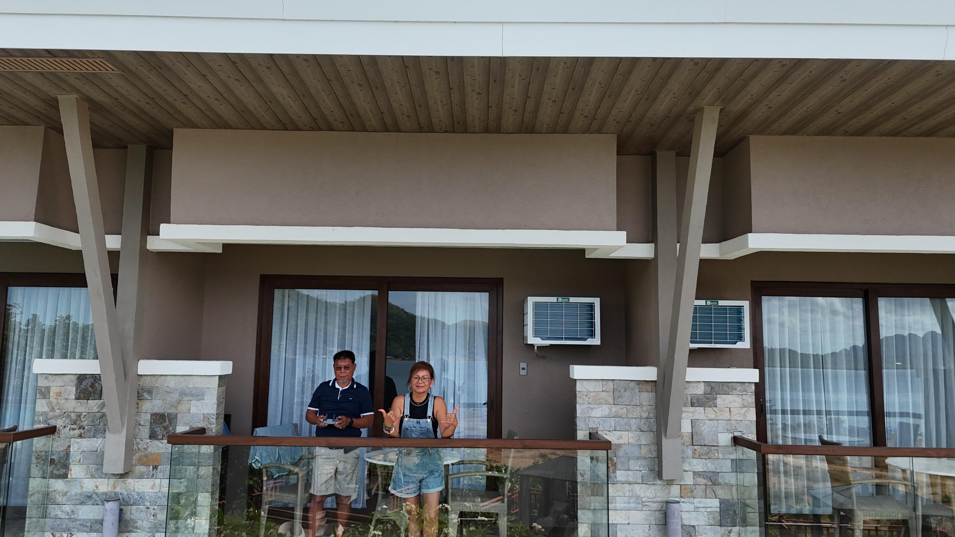 Balcony over looking the bay.