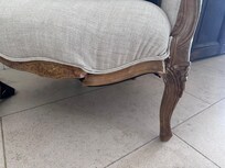 Broken chair indoors