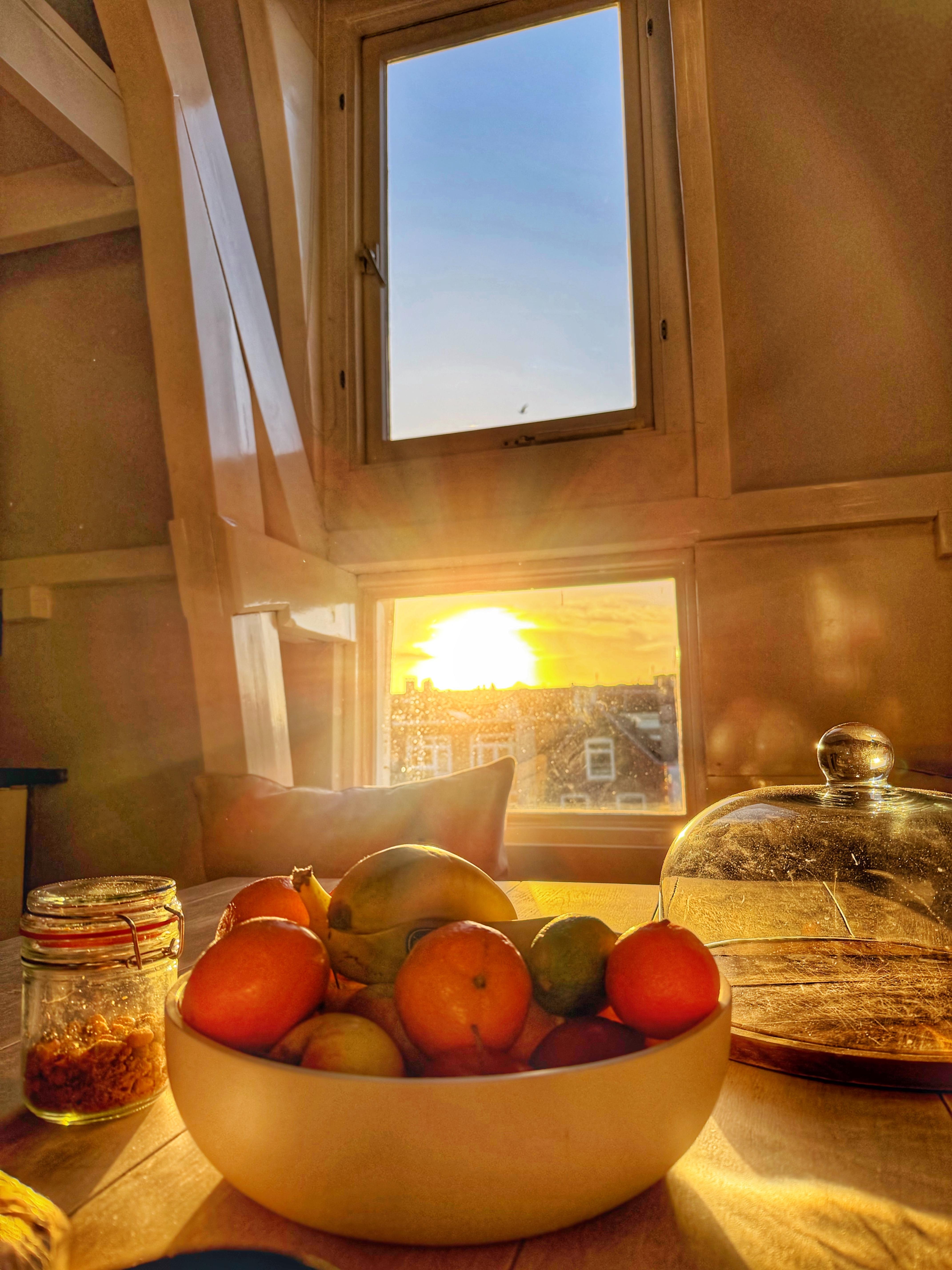 Sunrise from the dinning area