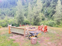 Gathering area by Lightner Creek