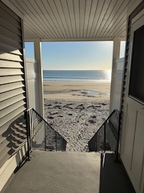 View as you walk to beach.
