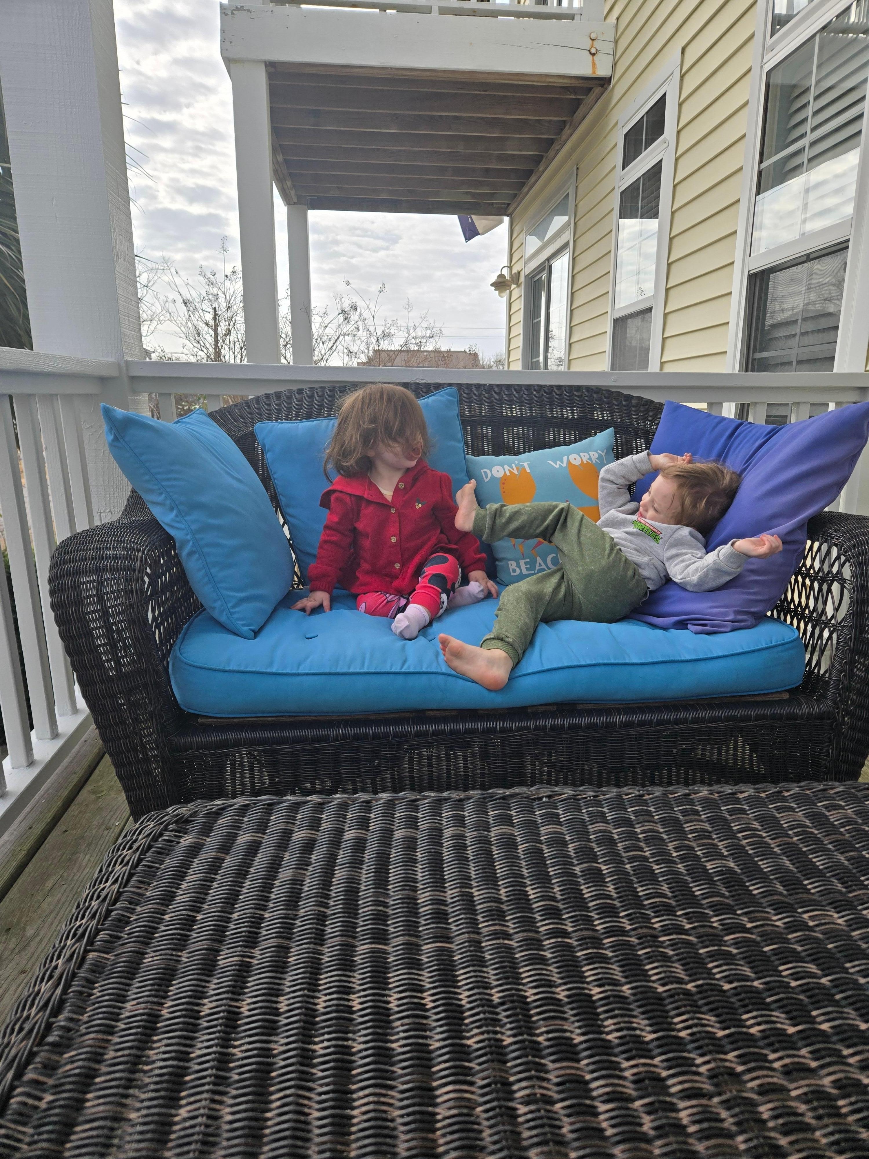 Everyone loved the outdoor areas!