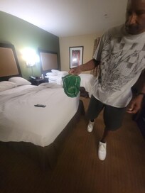 CROWN ROYAL BAG IN THE BED