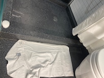 Shower curtain too short, so you step out on a wet floor mat!!