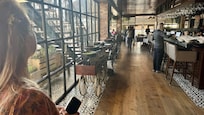 Hotel rooftop restaurant