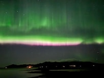 Northern Lights from beach