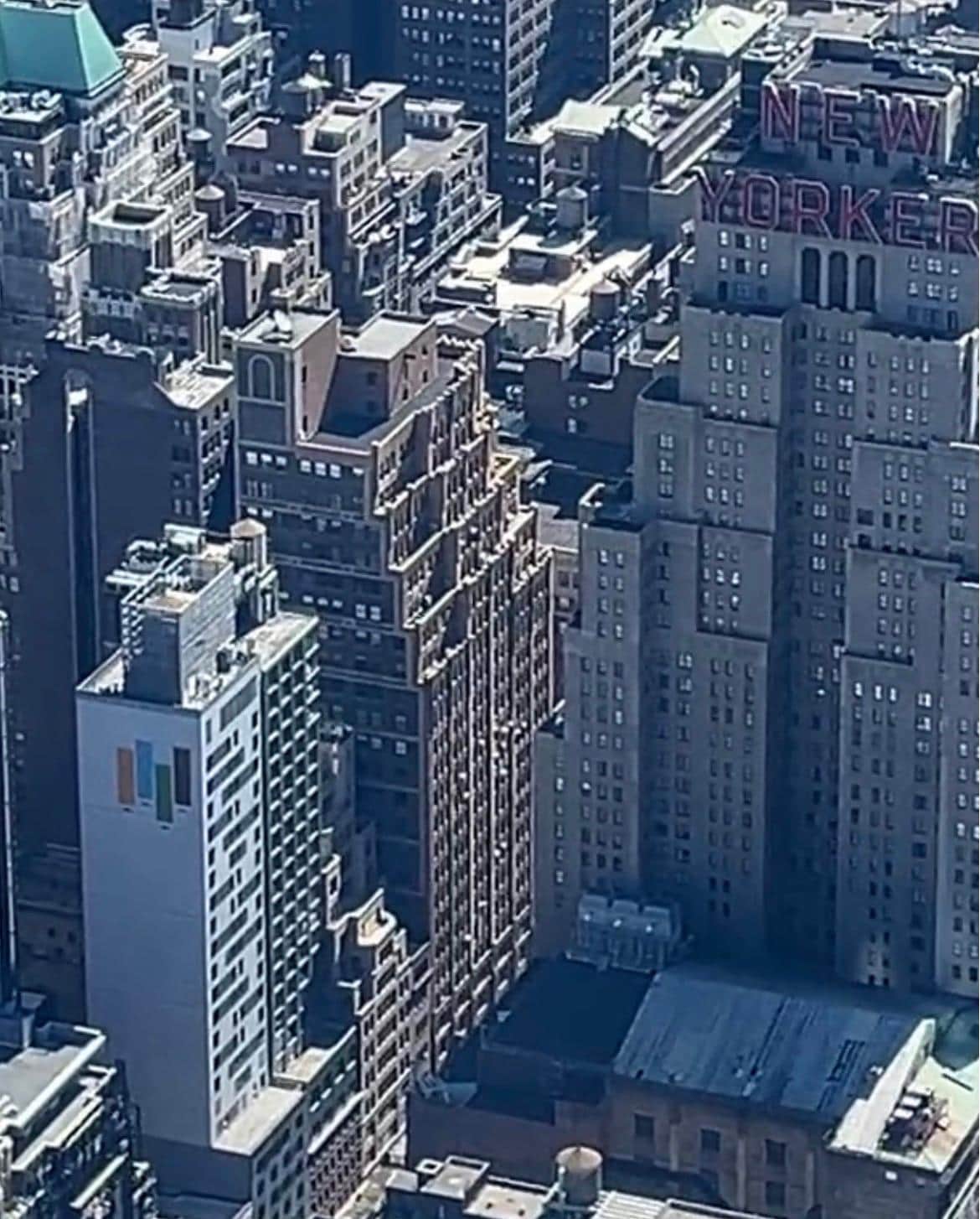 Hotel view (zoomed in) taken from “The Edge” Walkable from the hotel