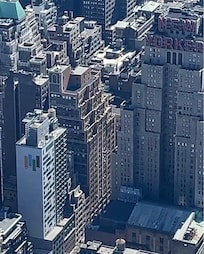 Hotel view (zoomed in) taken from “The Edge” Walkable from the hotel