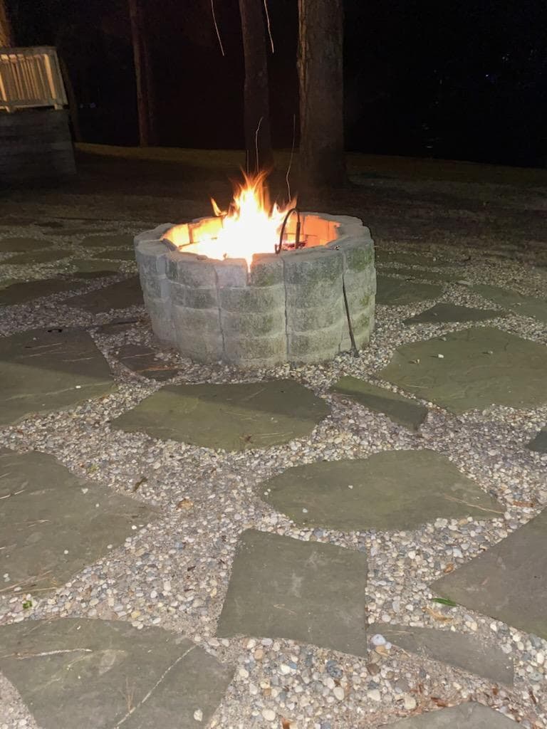 nothing like a fire on a cool night