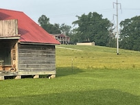My husband loved the barns in front of the property.