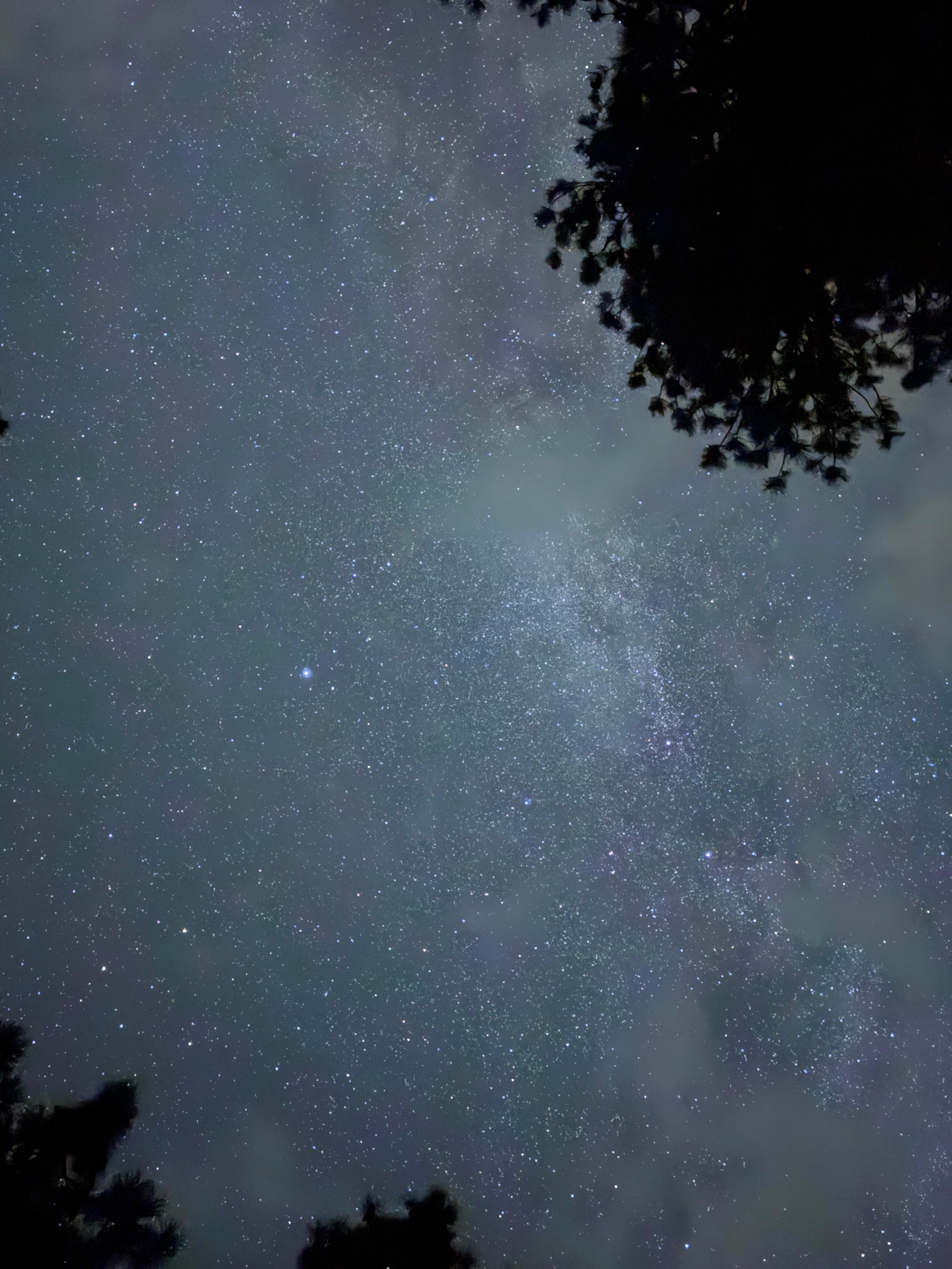 Night sky on the property