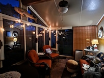 The three seasons porch was my favorite place during my stay. So comfortable!