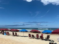 The beach