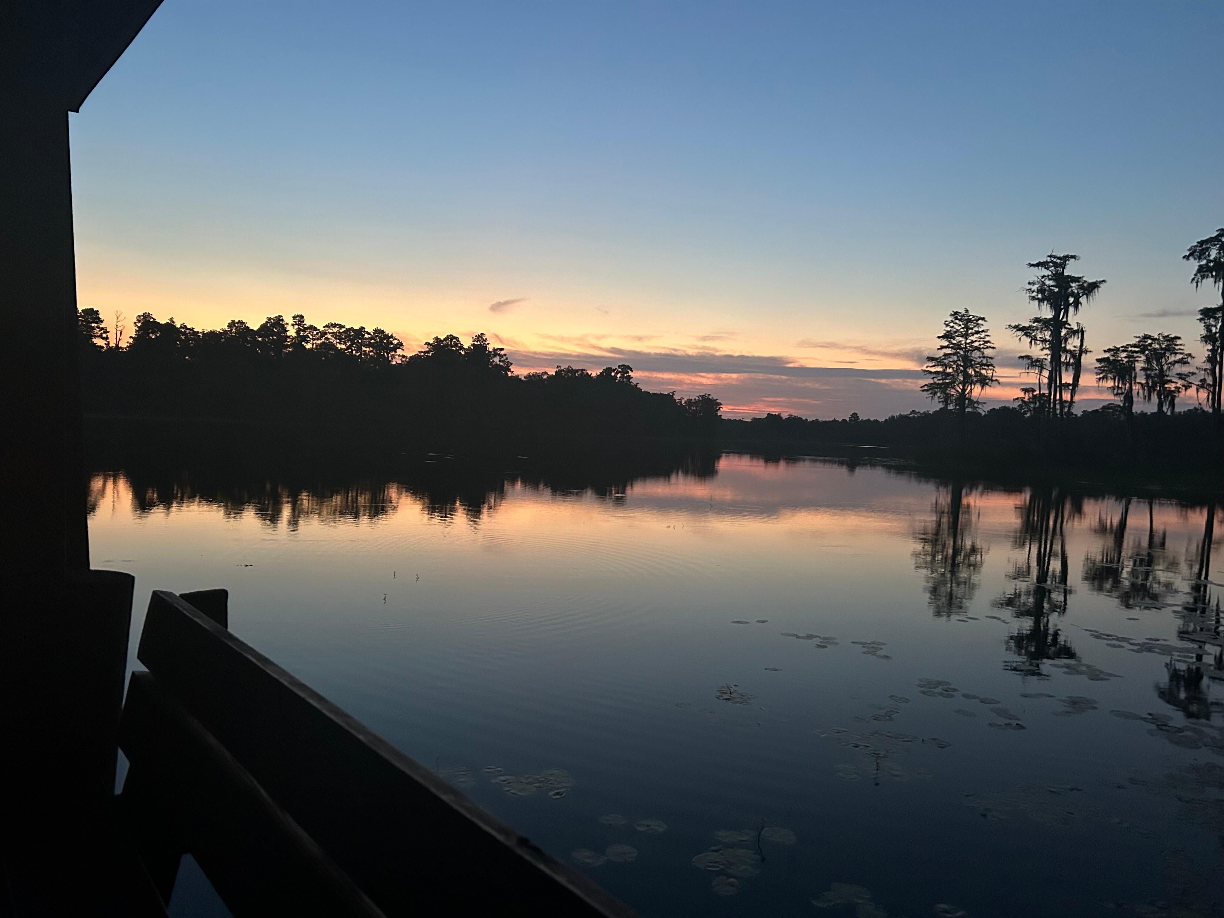 Sunset from dock