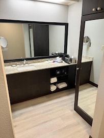 Bathroom counter and sink