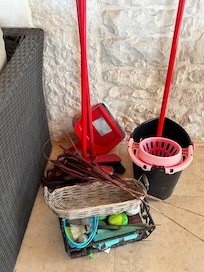 Das Reinigungsmaterial