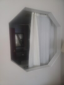 Opening between bathroom and main area