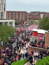 Festfirande av ligaguldet.