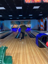 Four lanes with its own bar