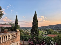 Vom Ferienhaus eine tolle Aussicht über Draguignan.