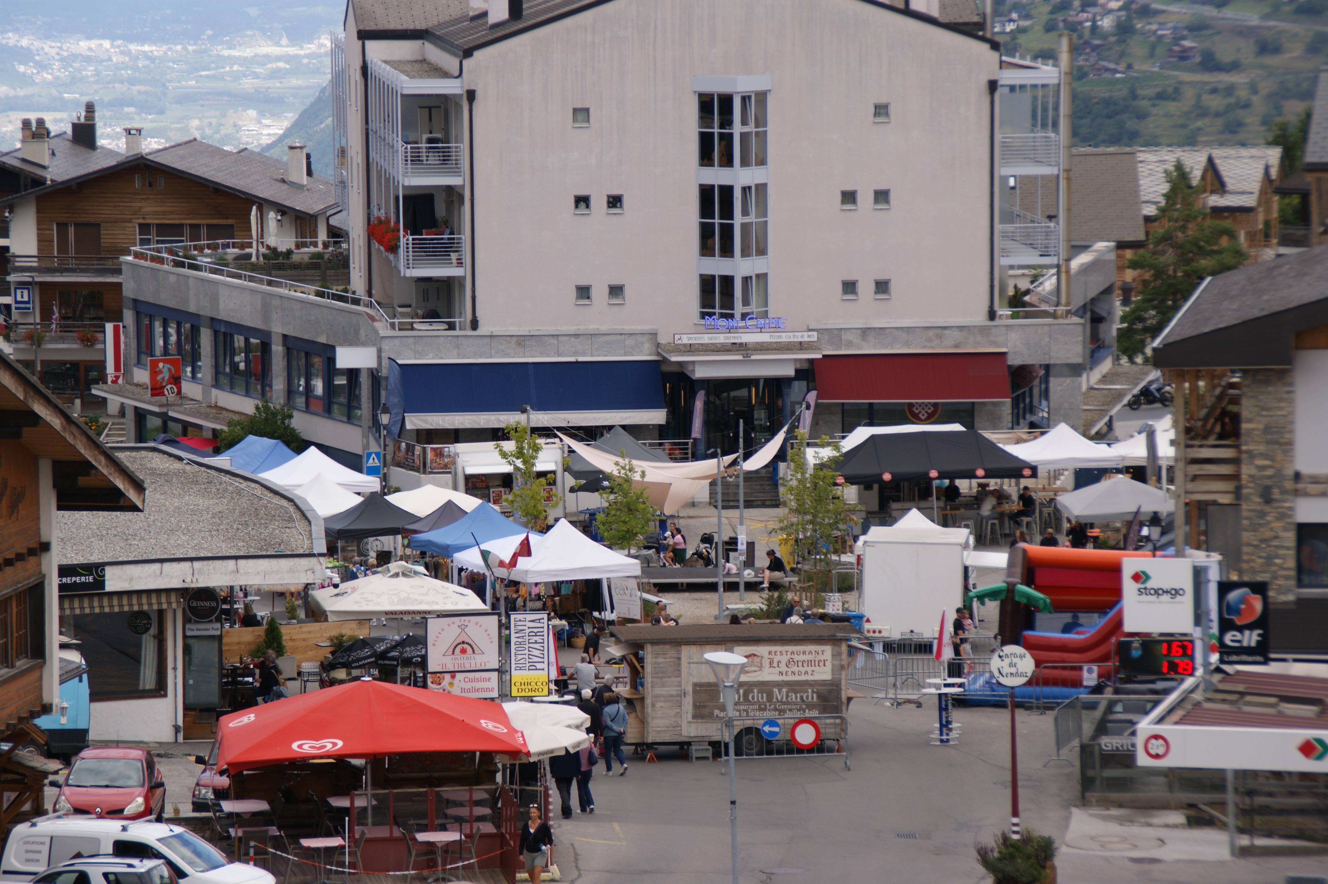 De plaatselijke markt