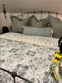 Big and comfortable bed.