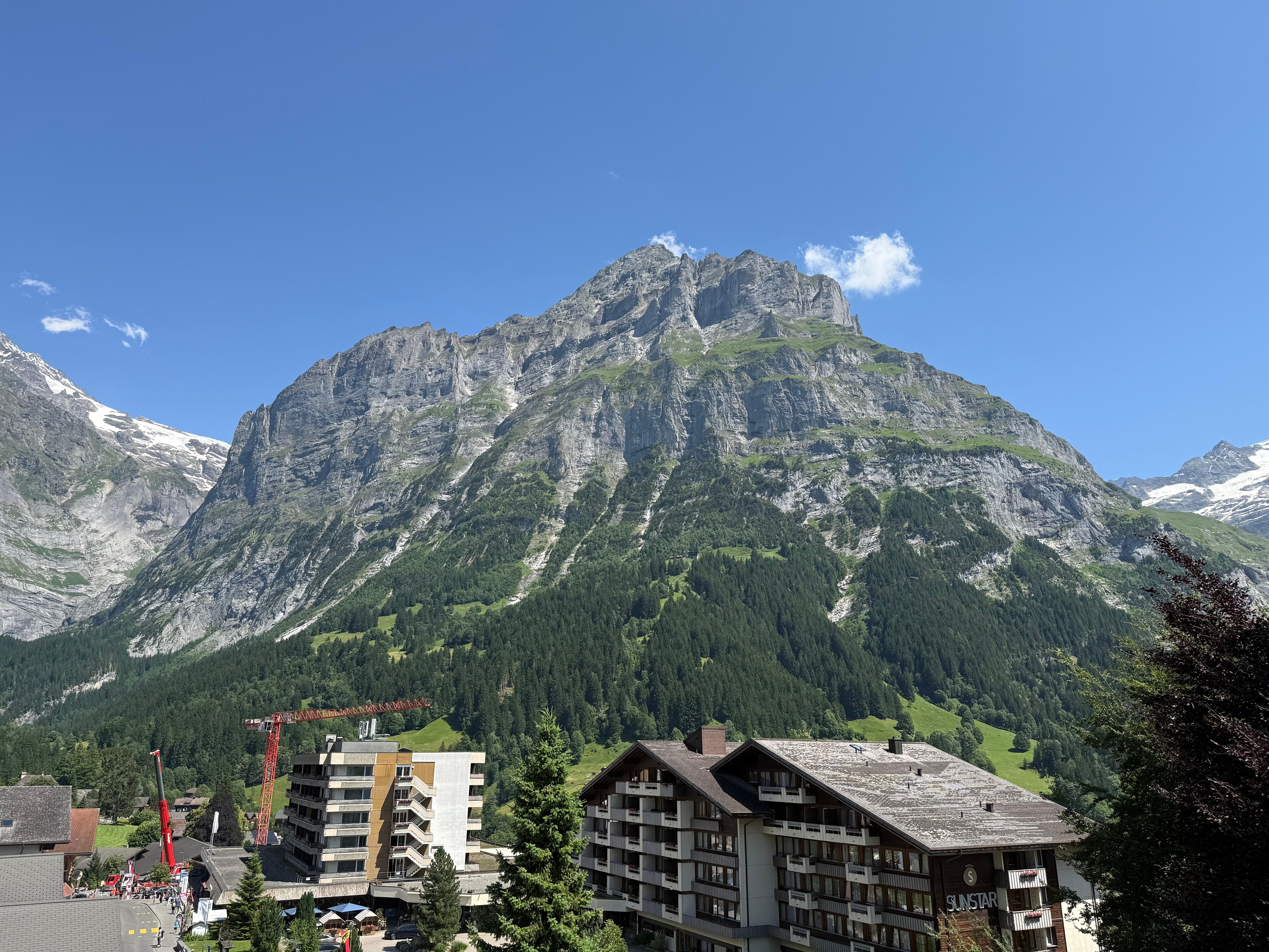 View from our room balcony