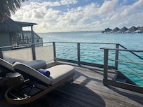 Bungalow mit Blick auf die Lagune
