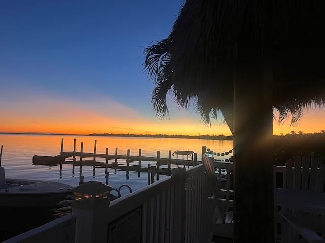 Sunset view from the pool