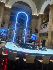 This is the bar it’s pretty lively at night