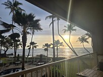 Perfect sunrise views from the balcony!