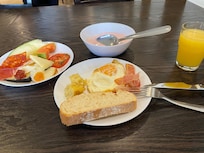 Fantastisk frokost, men skulle tatt bilde av buffeen