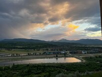 Sunset from the deck