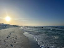 Sunrise in the beach.