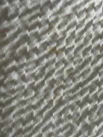 Stained bed sheets