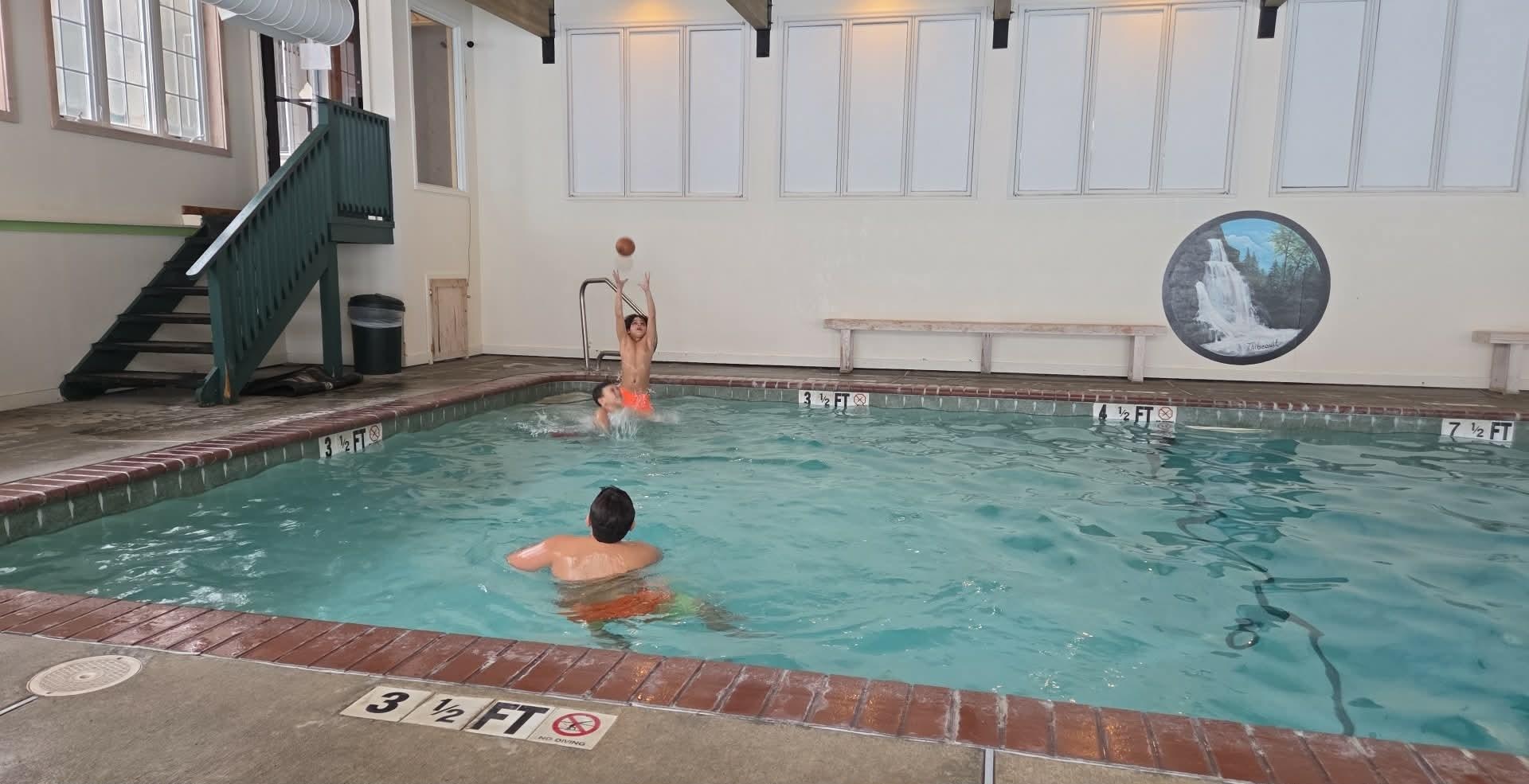 The Olympic size pool! 