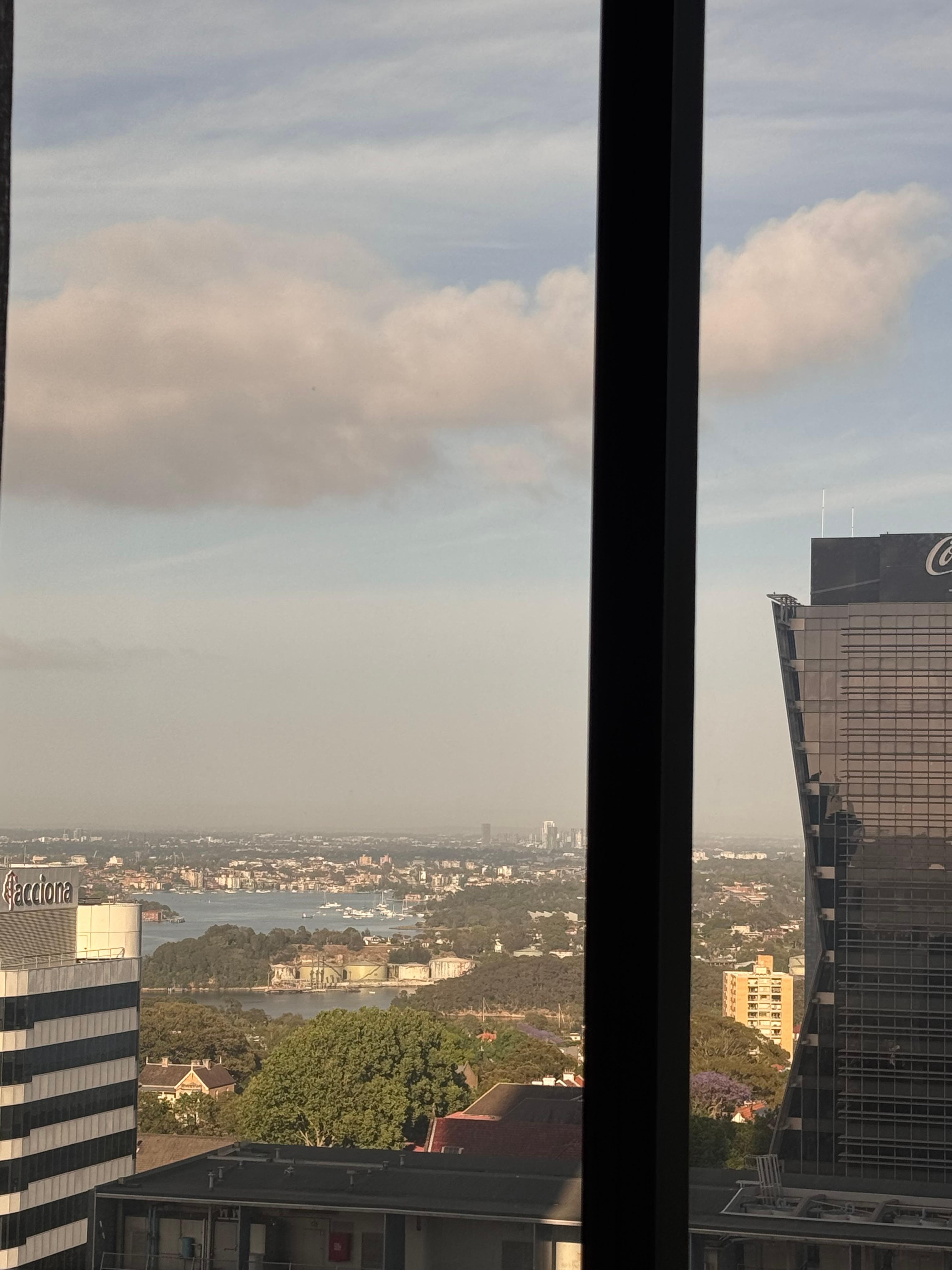 Vista da janela do quarto