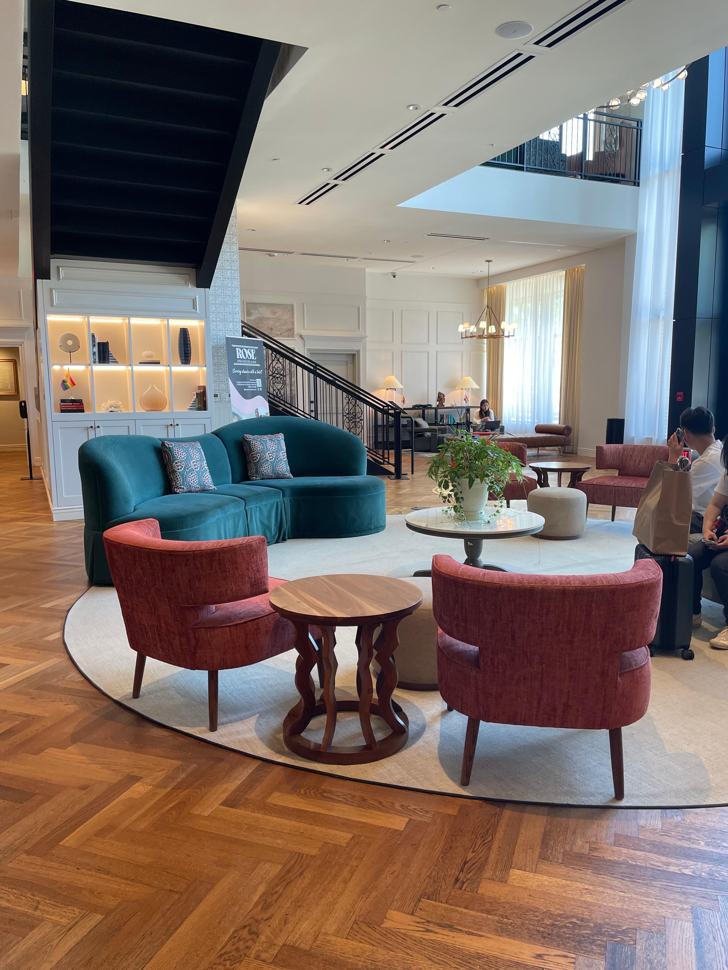 Hotel lobby