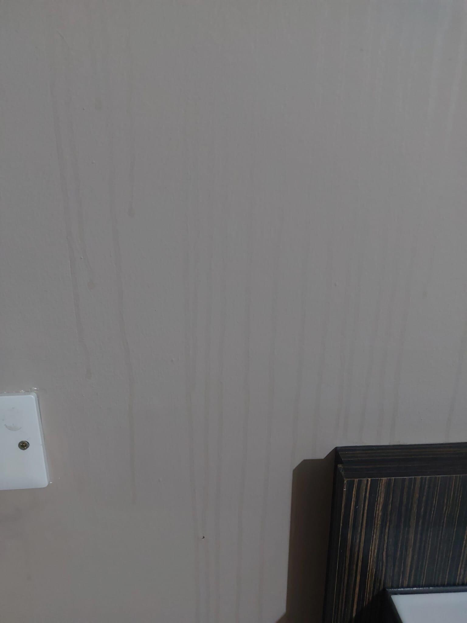 Stains all down walls